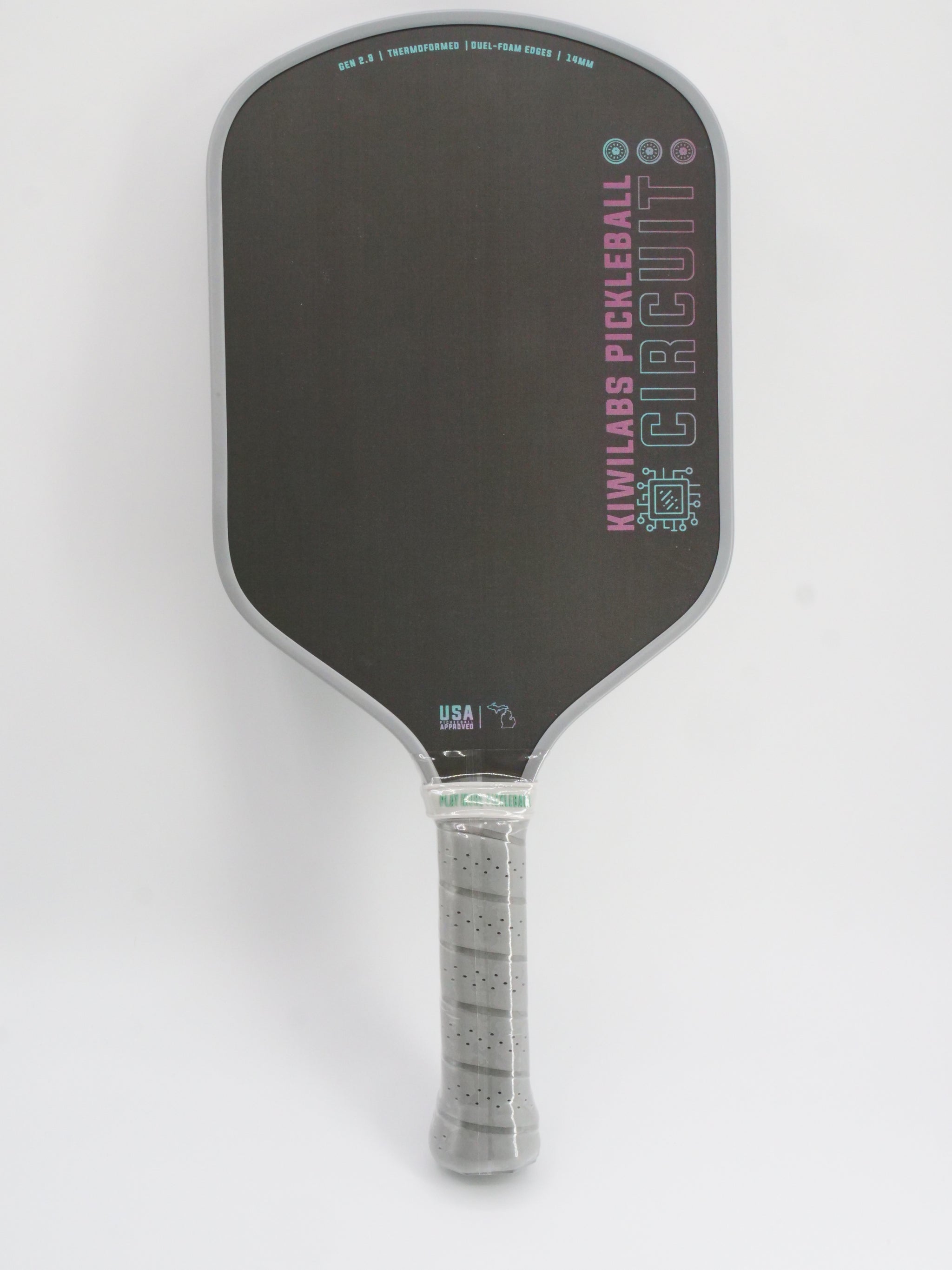 Circuit Dual-Foam Pickleball Paddle From KiwiLabs Pickleball | t700 Thermoformed Carbon Fiber