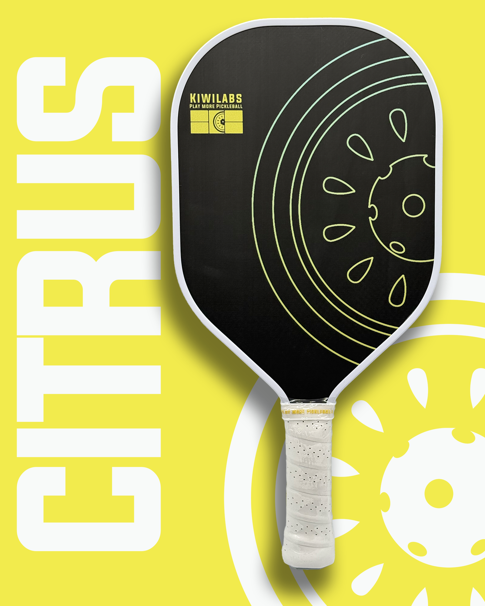 Citrus | T300 Raw Carbon Pickleball Paddle — Kiwi Labs Citrus | T300 Raw Carbon Pickleball Paddle — Kiwi Labs
