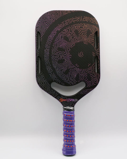 Spiked Carbon Fiber Pickleball Paddle | Edgeless 3k Carbon