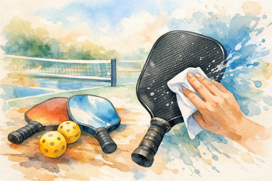 How to Clean Paddle Face Without Killing Spin