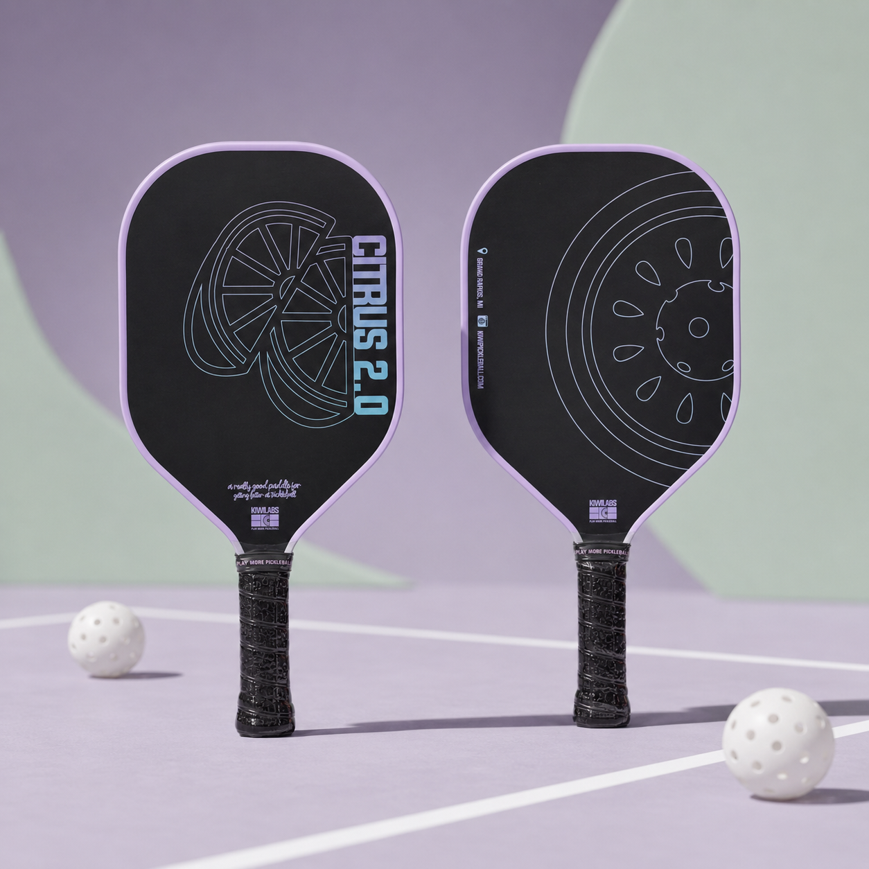 Citrus 2.0 | Raw Carbon Fiber Pickleball Paddle — Kiwi Labs Pickleball
