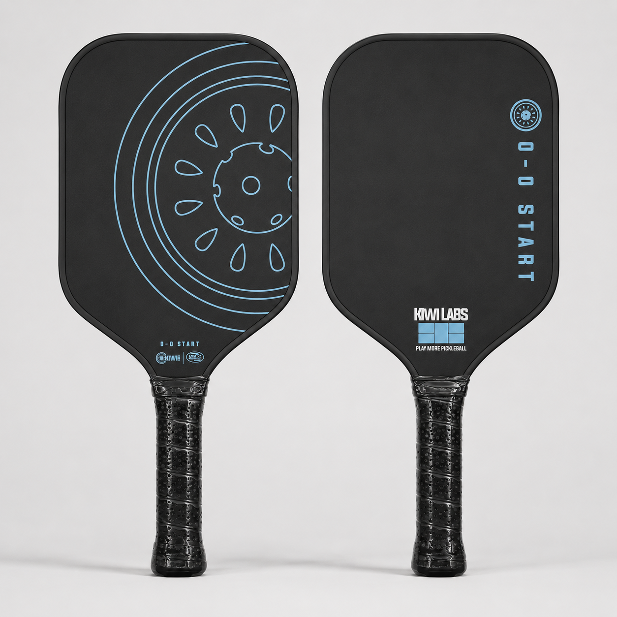 0-0 Start Raw Carbon t700 Carbon Fiber Pickleball Paddle from