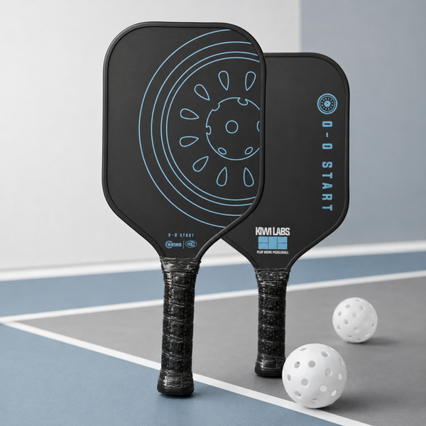 0-0 Start Raw Carbon t700 Carbon Fiber Pickleball Paddle from