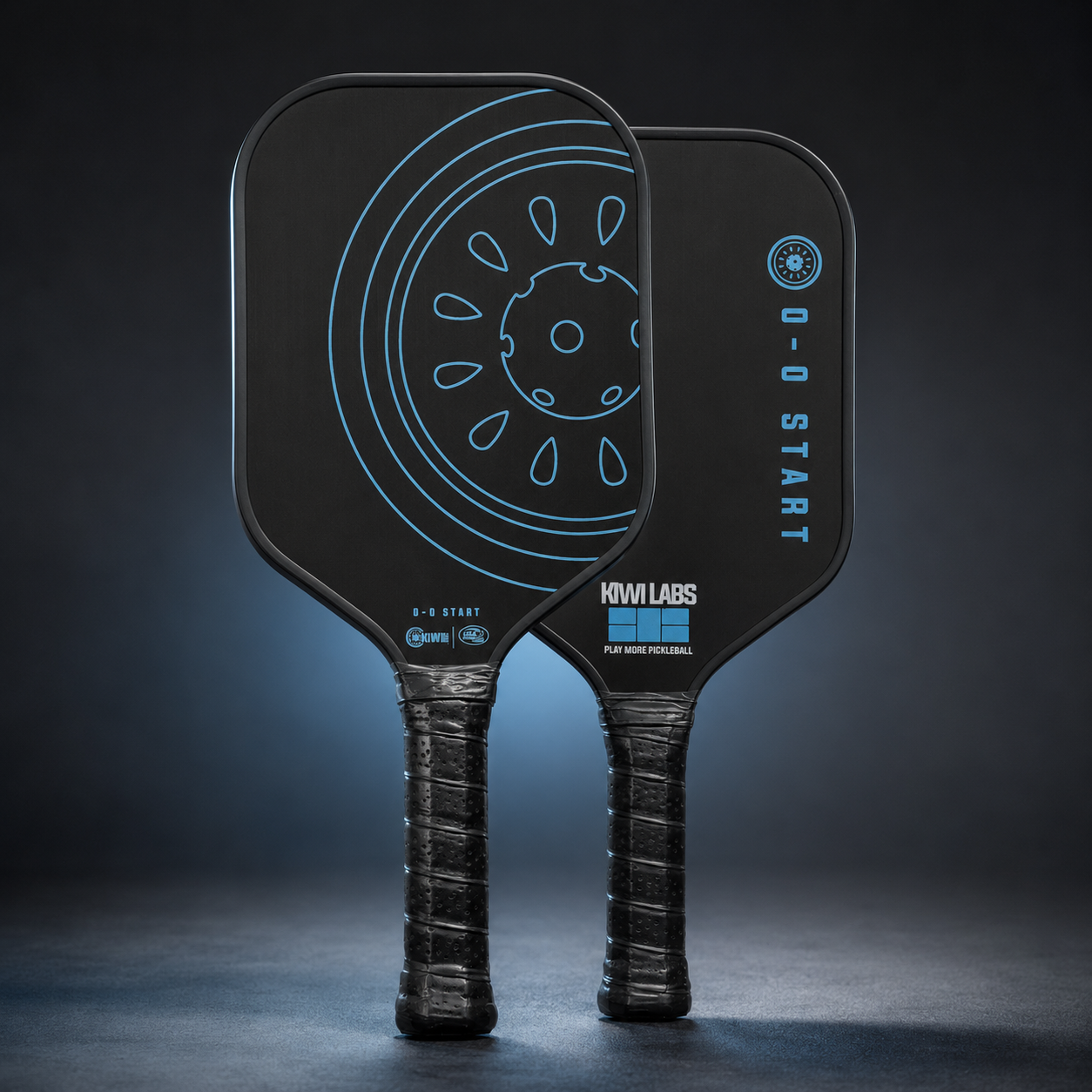 0-0 Start Raw Carbon t700 Carbon Fiber Pickleball Paddle from