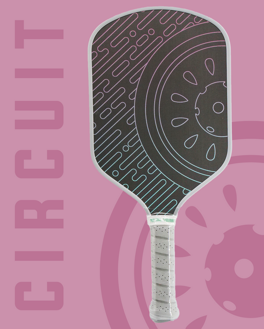 Circuit Dual-Foam Pickleball Paddle From KiwiLabs Pickleball | t700 Thermoformed Carbon Fiber