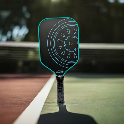 0-0 Start Raw Carbon t700 Carbon Fiber Pickleball Paddle from KiwiLabs (Gen 1.5 | 2024 Updated)