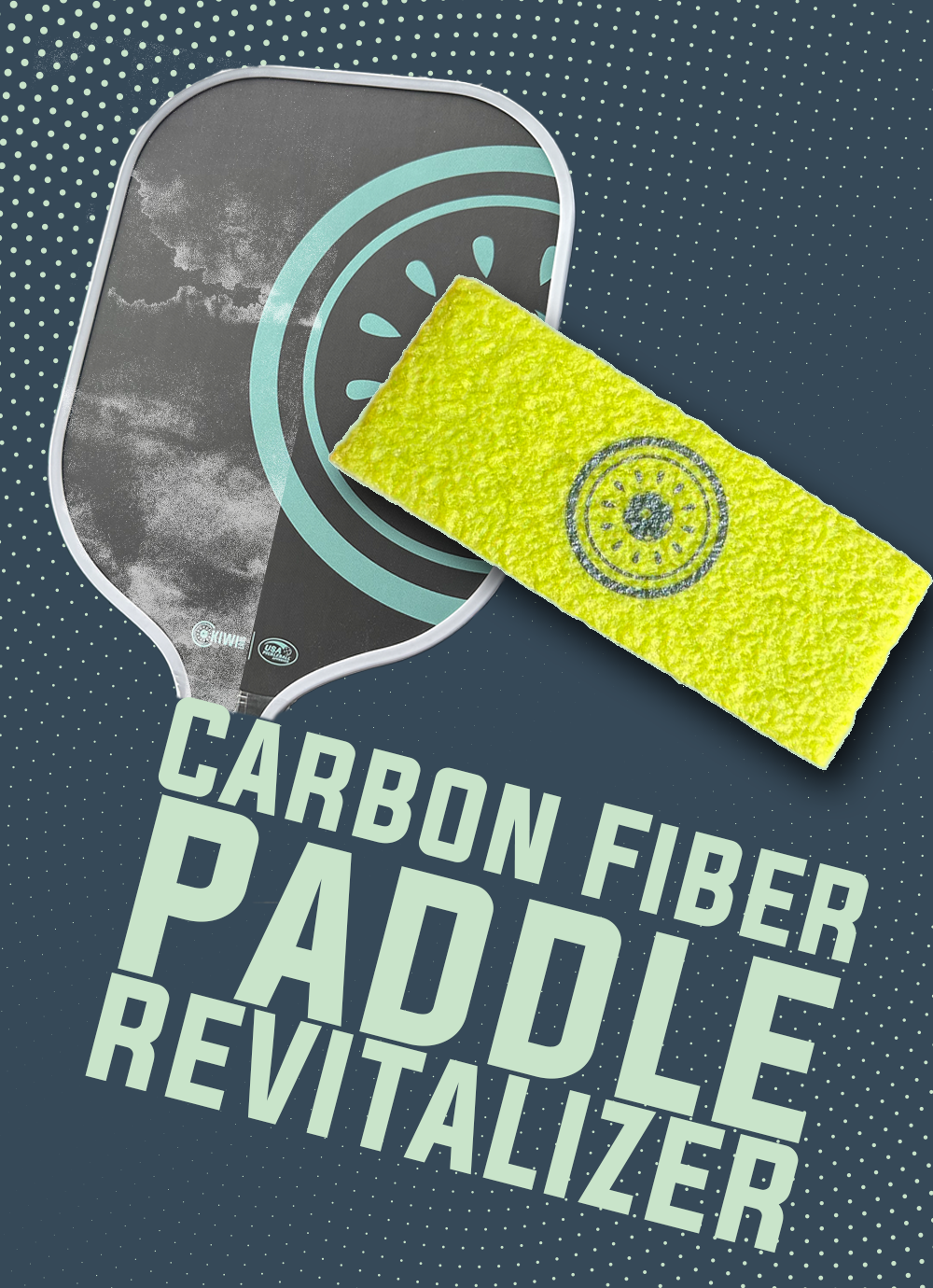 Paddle Revitalizer | Carbon Fiber Pickleball Paddle Cleaner and Eraser
